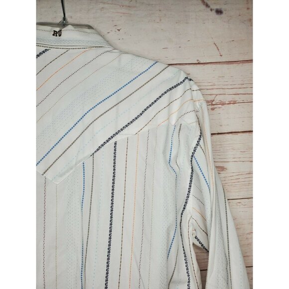 Mint Condition Resistol University Cowboys Men's Large Pearl Snap Shirt - Picture 7 of 12